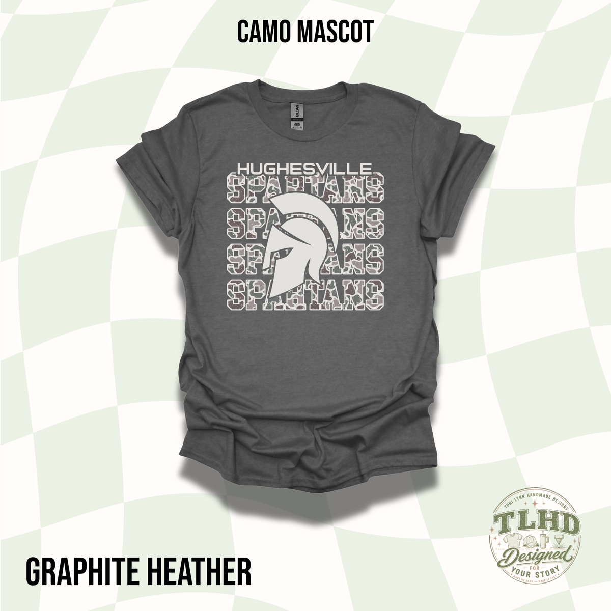 Hughesville - Camo Mascot