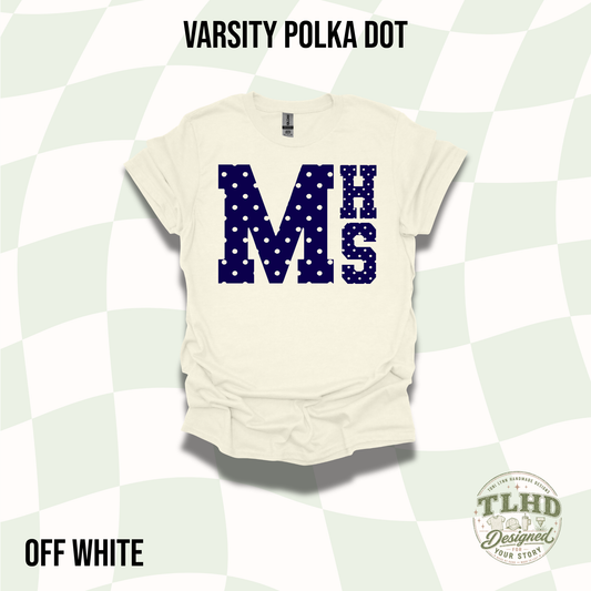 Montoursville - Varsity Polka Dots