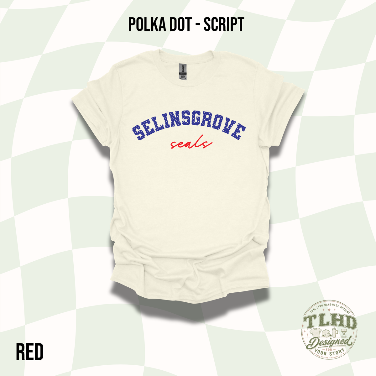 Selinsgrove - Polka Dot Script